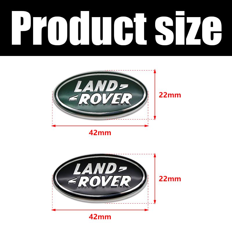 42mm ABS Steering Wheel Logo Center Cover Emblem Sticker For Land Rover Range Rover Evoque Velar Defender Discovery Accessory HY1
