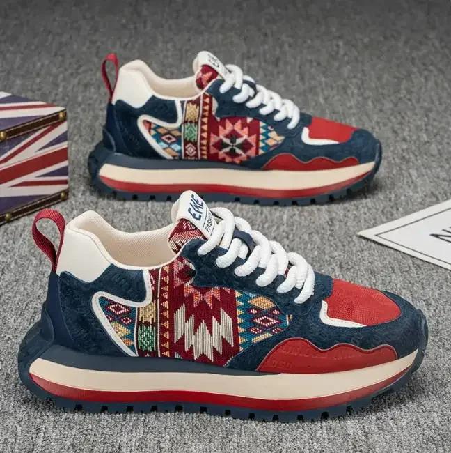 Sneaker Herren Freizeitschuhe Neu Outdoor PU-Leder Plateau Tennis Laufen Sport Wandern Luxus Skateboard Designer Modeschuhe