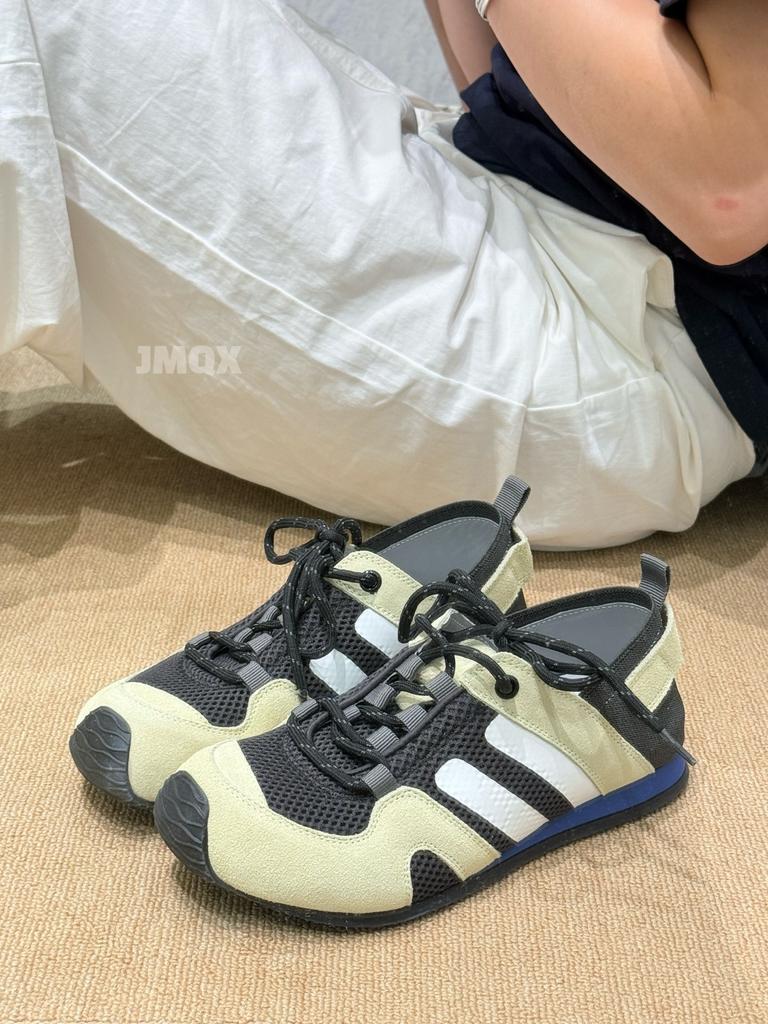 2025 new summer German training shoes women's casual sports shoes flat Forrest Gump shoes breathable ugly cute running shoes tide