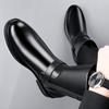 Fashion Mens Fashion Chelsea Boots  Designer Autumn Winter Shoes Cowboy Genuine Leather Boot Party Nightclub High Motorcycle Botas