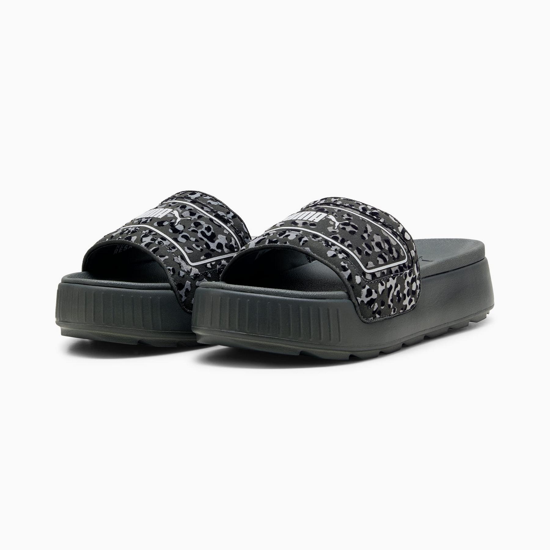 Puma KARMEN Damen Hausschuhe Grau 39540102 Größe 39 black