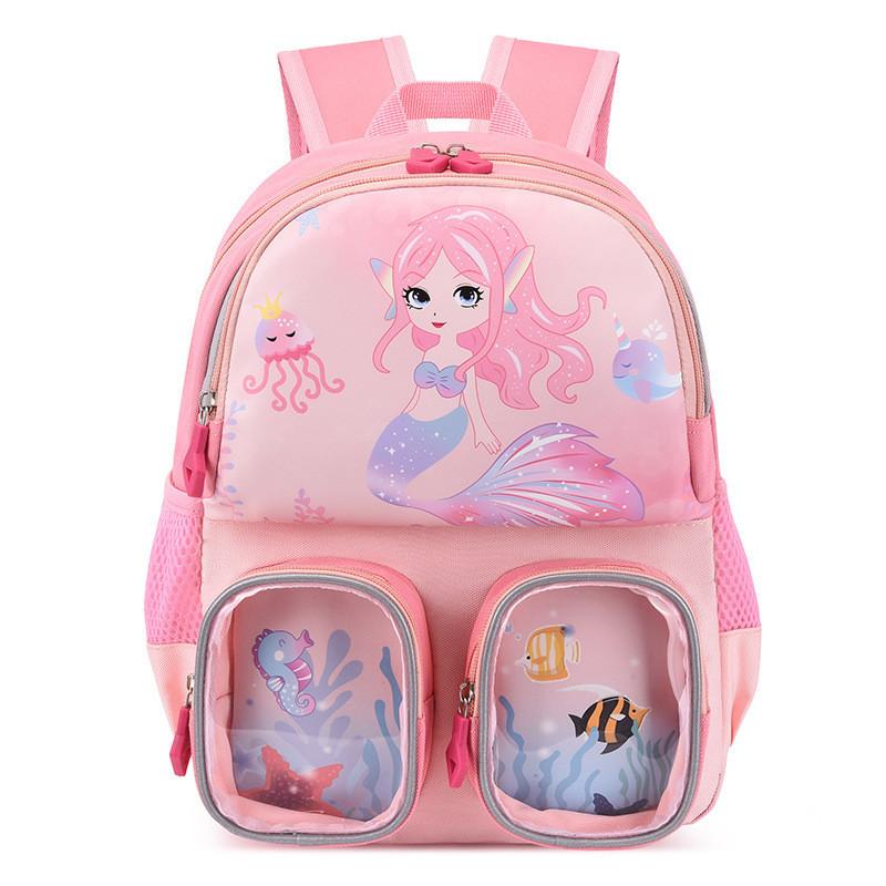 Stylish Nylon Kids School Bag Lightweight And Cute For Boys And Girls Kindergarten