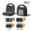 3-in-1 Breakfast Machine: Sandwich, Waffle, and Donut Maker Toaster