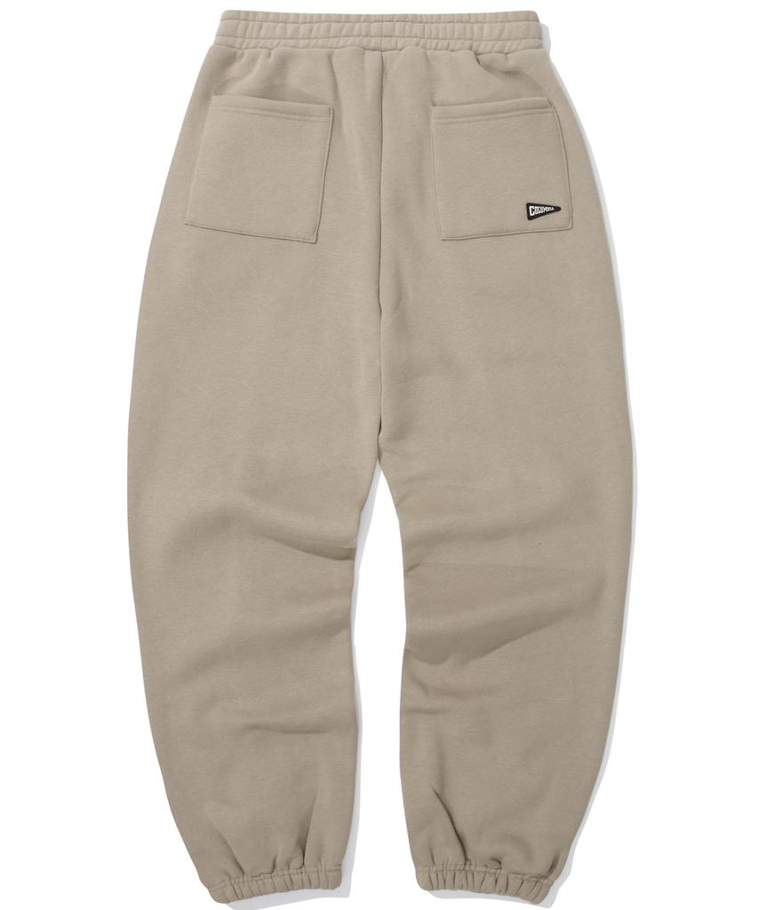 COLUMBIA UNIVERSITY Ny Blackseries Loose-Fit Fleece Sweatpants Natural Beige