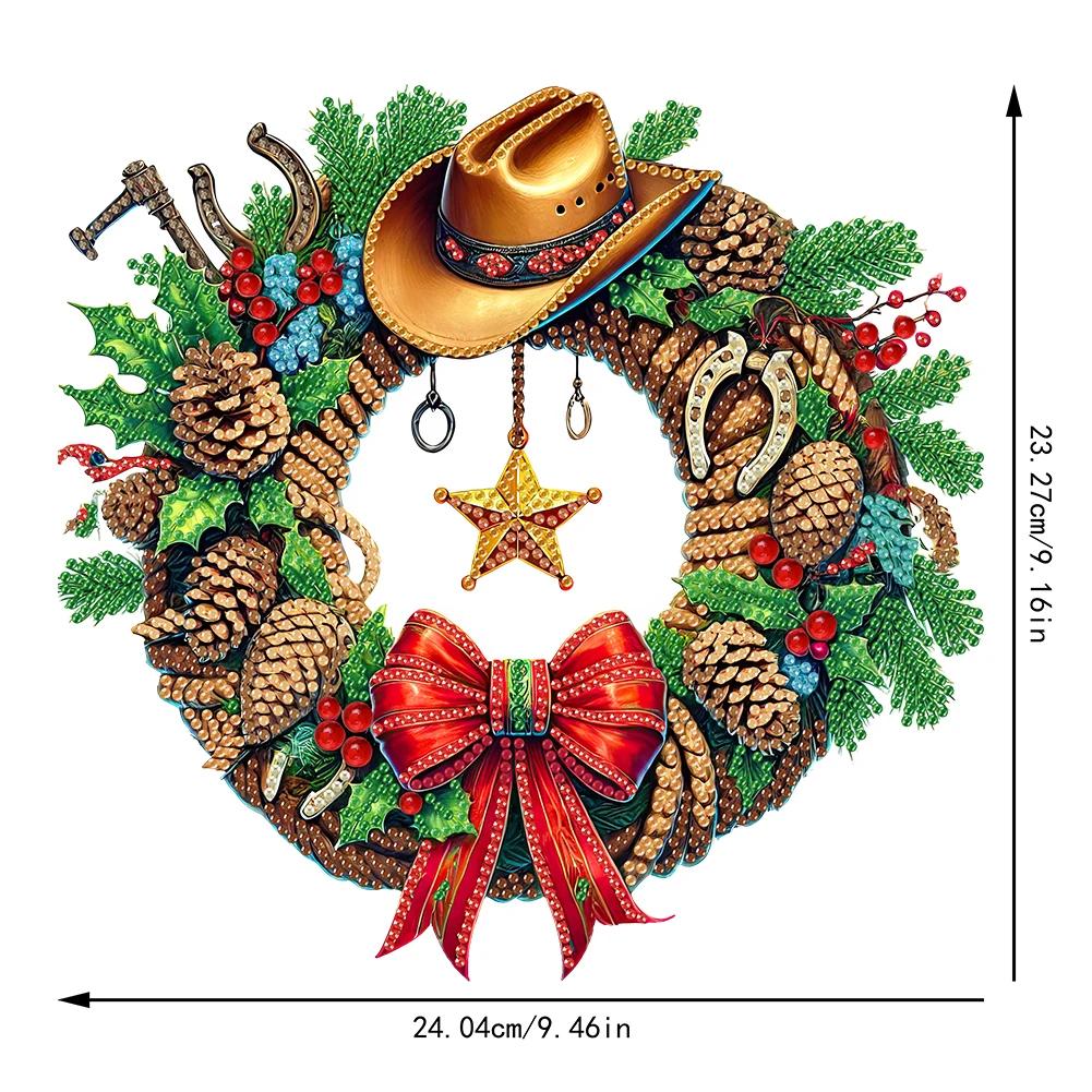 Acryl Sonderform Weihnachten 5D DIY Diamantmalerei Punkte Anhänger Strass Diamantenkunst Anhänger Diamantmalerei Ornamente