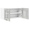 Wall Cabinet Concrete Grey and White 80 x 31 x 40 cm Engineered Wood