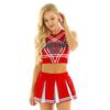 Women Femme Girls Japanese Schoolgirl Cosplay Uniform Adult Charming Cheerleader Sexy Costumes Set Halloween Roleplay Outfits