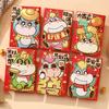 6pcs Thickened Lucky Red Pocket Blessing Money Envelope Red Pocket New Year Money Bag  Birthday Gift
