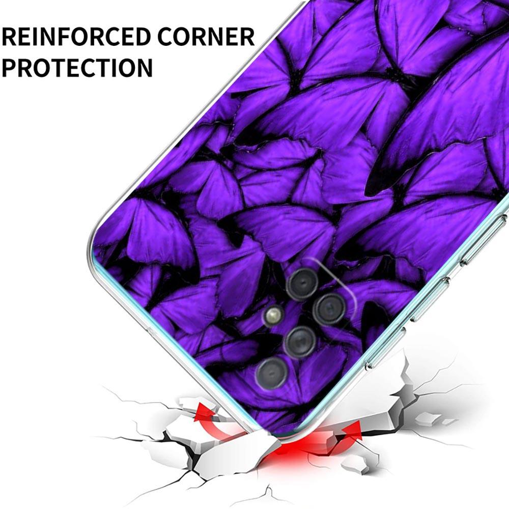 infinity on Purple Phone Case For Samsung Galaxy A51 A71 A21S A12 A11 A31 A41 A01 A03S A22 A13 A33 A73 A53 A52 A32 5G A23 Cover