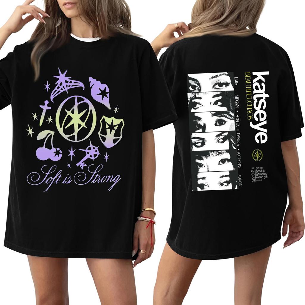 Women's Round Neck Printed Short-sleeved T-shirt Top