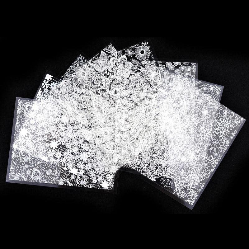 8 PC Gold Linien Wasser Abziehbilder Aufkleber Gesicht Marmor Muster Slider für Nägel Nagel Kunst Dekoration