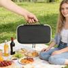 Protective Carrying Case For Wireless Speaker Featuring Storage Sections And Strong Material