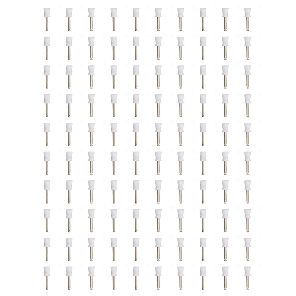 100 Stück Dental Polierbecher Professionelle Silikonkautschuk Zahnpolierbürste für Zahnklinik