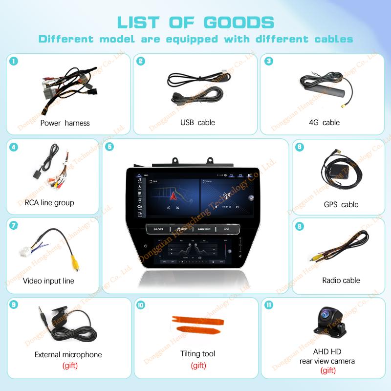 12.3" For Maserati GT GC Gran Turismo 2007-2015 Car Multimedia Player GPS Navigation Android12 8+128G CarPlay Radio 4G 360Camera