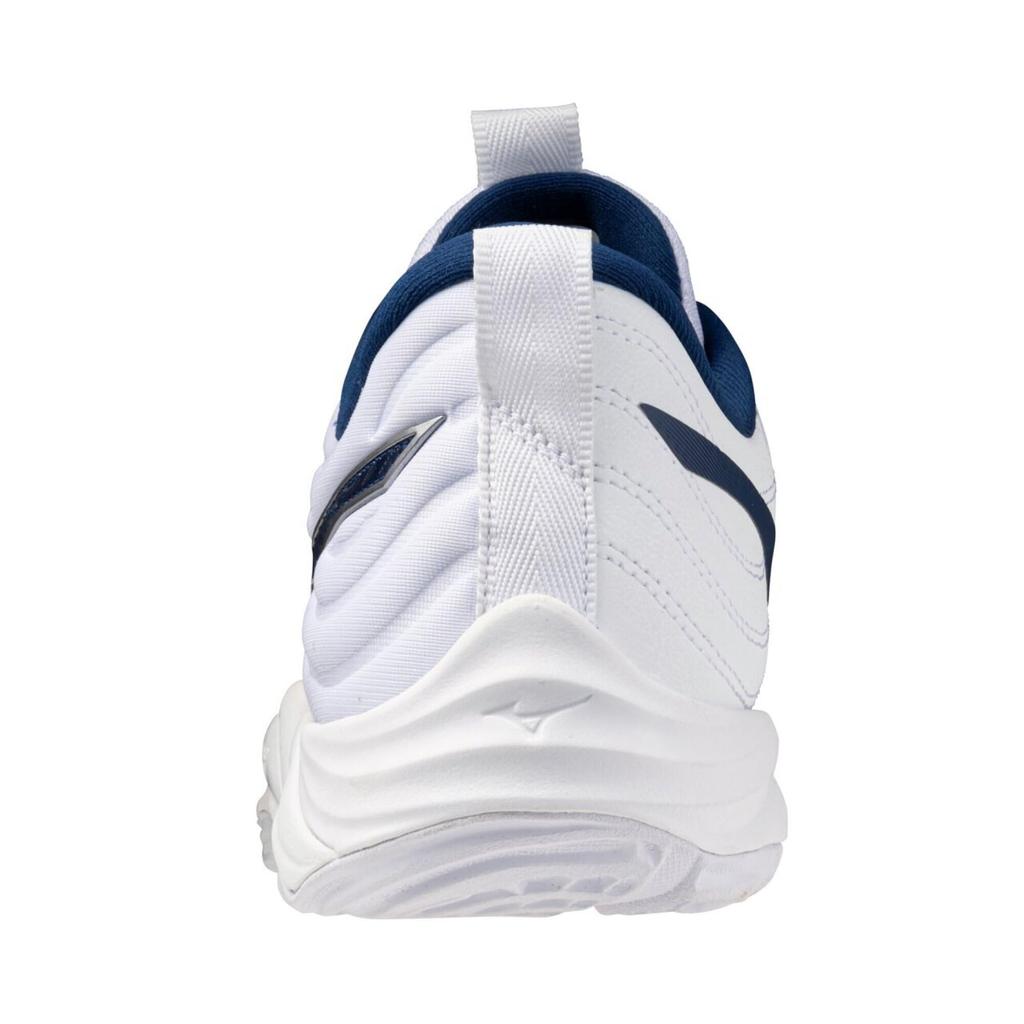 Mizuno Wave Momentum Elite Volleyball Size 2E Shoes, V1GA2512, White/Navy, 25.0 cm,