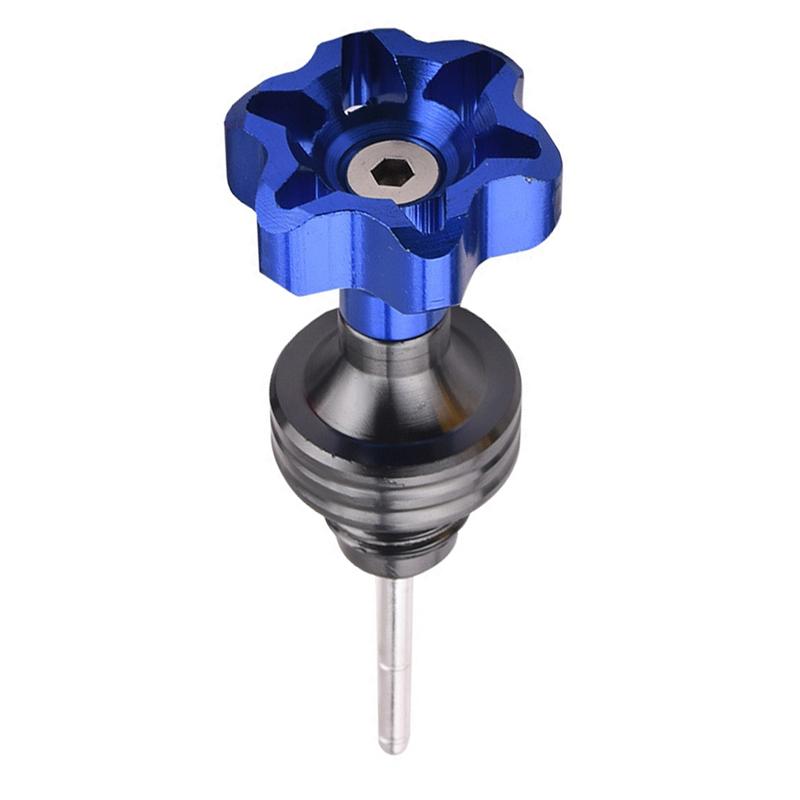 Trending Motorcycle Engine Oil Dipstick Cap Engine Crankcase Oil Level Gauge Universal Oil Dipstick Filler Cap