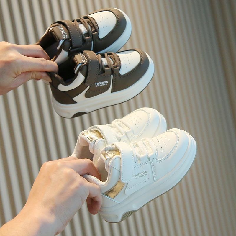 Children's Sports Shoes - New Spring/Autumn Arrival, High-Top White Sneakers for Girls, Casual Skate Shoes for Boys, Soft-Soled Shoes for Toddlers