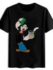 T-shirt Popeye the Sailor for Man Graphic - Vintage Cartoon Spinach Print