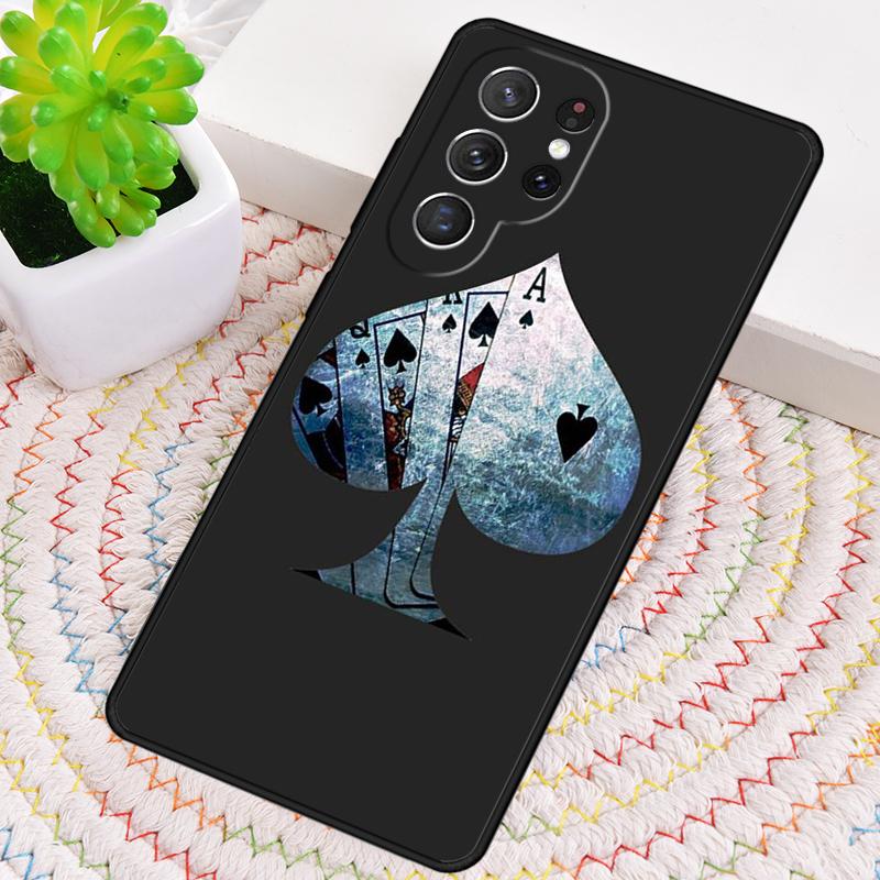 Poker Surreal Aesthetic Art Phone Case For Samsung Galaxy note 10 pro S26 S25 S24 S23 S22 Ultra Plus S21 FE S20 Shockproof Cover