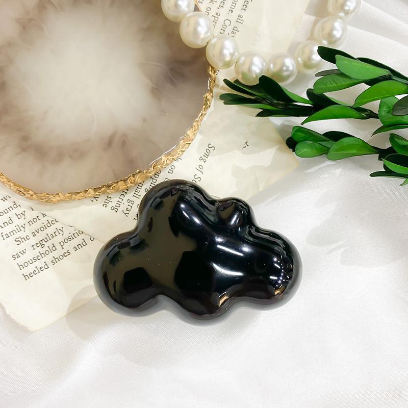 

Mobile Phone Airbag Holder Paste Type Retractable Foldable Ring Buckle Internet Celebrity Portable Selfie Simple Solid Color