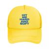 Hit Me Hard And Soft Tour  Baseball Cap For Unisex Women Summer Outdoor Mesh Side Sun Hats Caps Adjustable Fit For Casual Wear