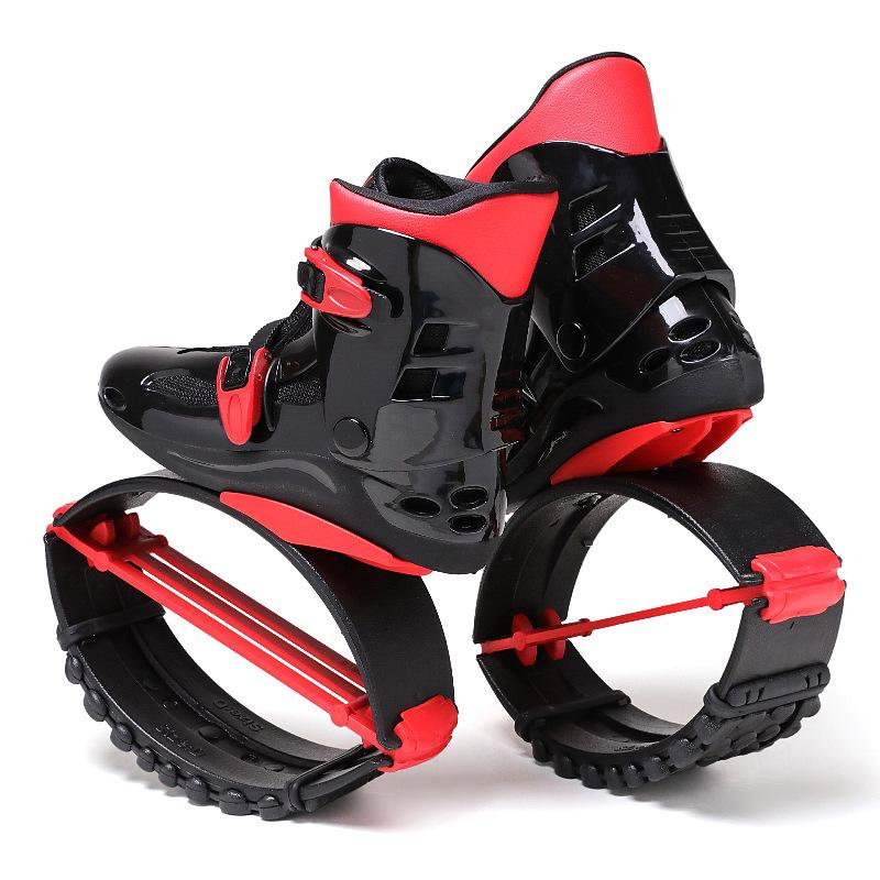 Kids' and Adults' Indoor Bouncing Shoes - Elastic Spring Boots for Fitness and Fun