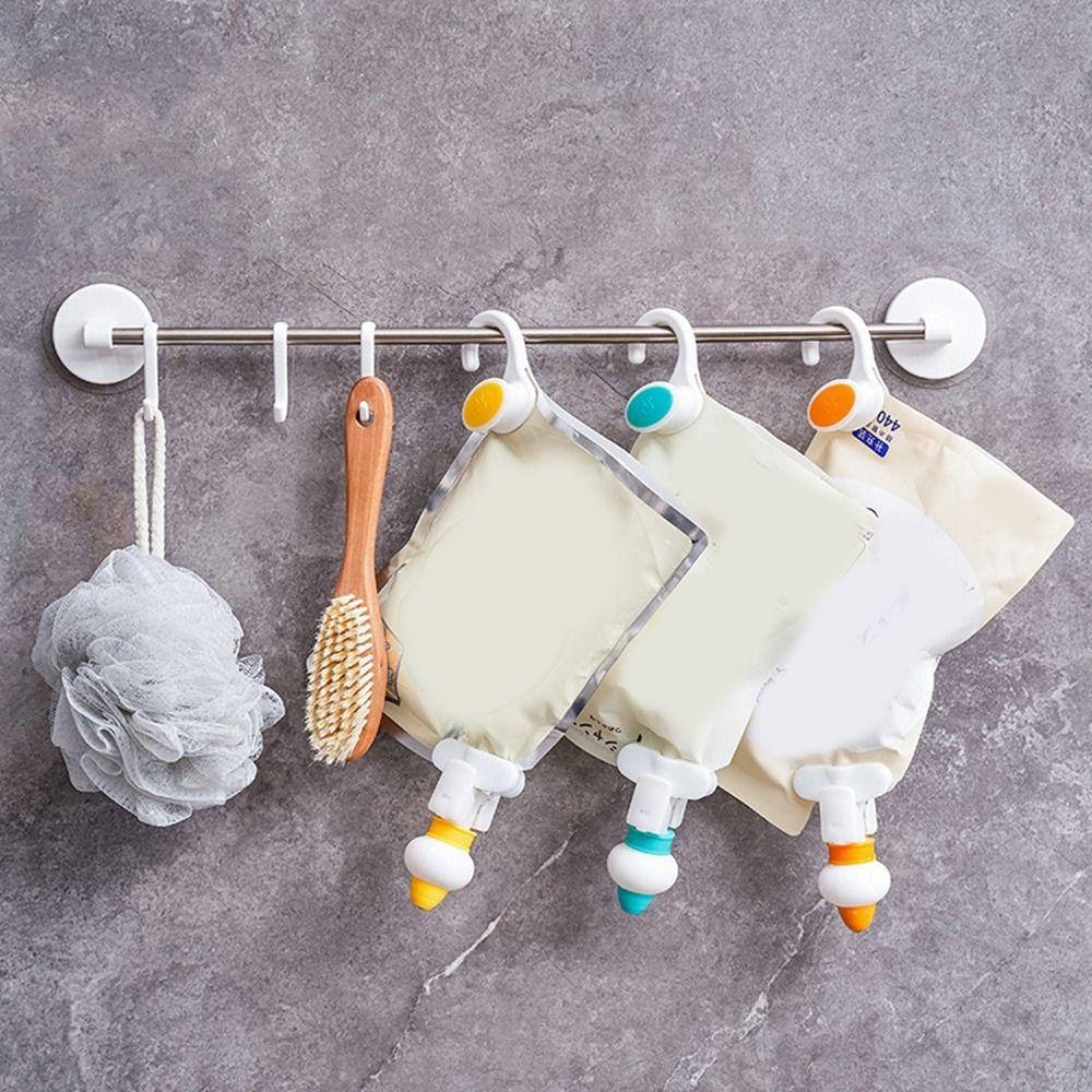 Upside Down Bagged Liquid Control Squeezer Japanese Style Shampoo Dispensing Pouch Squeezer  Travel