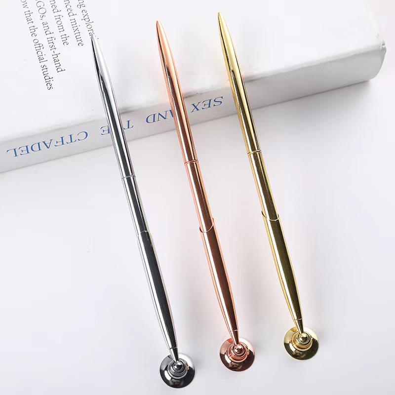 Cross-Border Metallic Ballpoint Desk Pen for Hotel and Bank Front Desk Check-In, Promotional Gift.