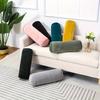 Multipurpose Velvet Cylindrical Pillow Classic Soft High Elastic Core Knit Fabric Solid Color Hand Wash Home Sofa Bedroom Decor