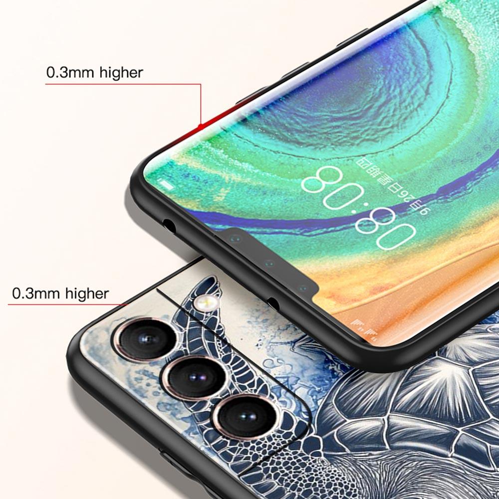 Ocean Coastal Seashell Seaweed Pattern Phone Case for Samsung Galaxy S26 S25 S24 S23 S22 S20 S21 FE Ultra S25 Edge Plus Soft TPU