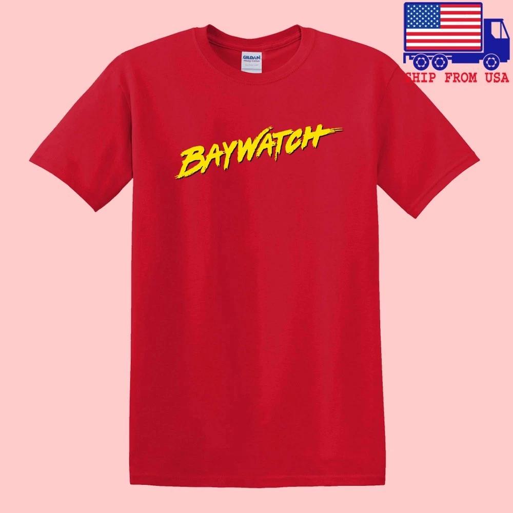 Baywatch Retro Tv Show Men s Red Size S-5XL 2XL