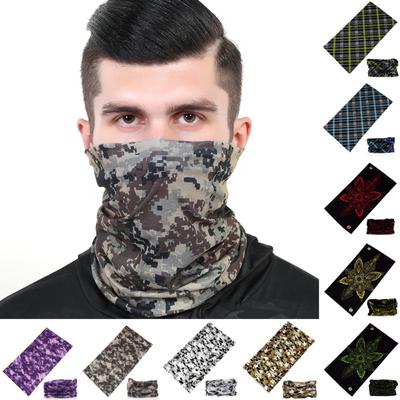Čarovné bezšvové šatky pre ženy Muži maskáčová šatka na hlavu taktická maska ​​na motorku Kukla Buffs Camo čelenka