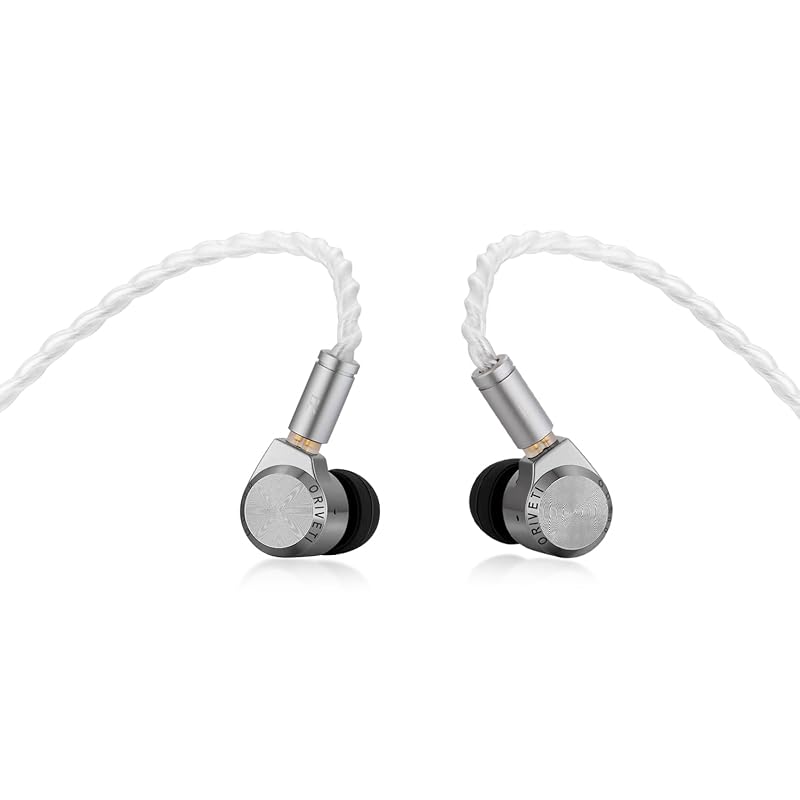 

ORIVETI OD100 wired earphones diamond crystal sound signature solid CNC wired earphones dynamic driver Detachable cable []