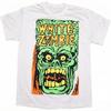 Vintage White Zombie Band Graphic Print Short Sleeve Black TShirt for Unisex Casual Round Neck Tee with Bold Skull Design