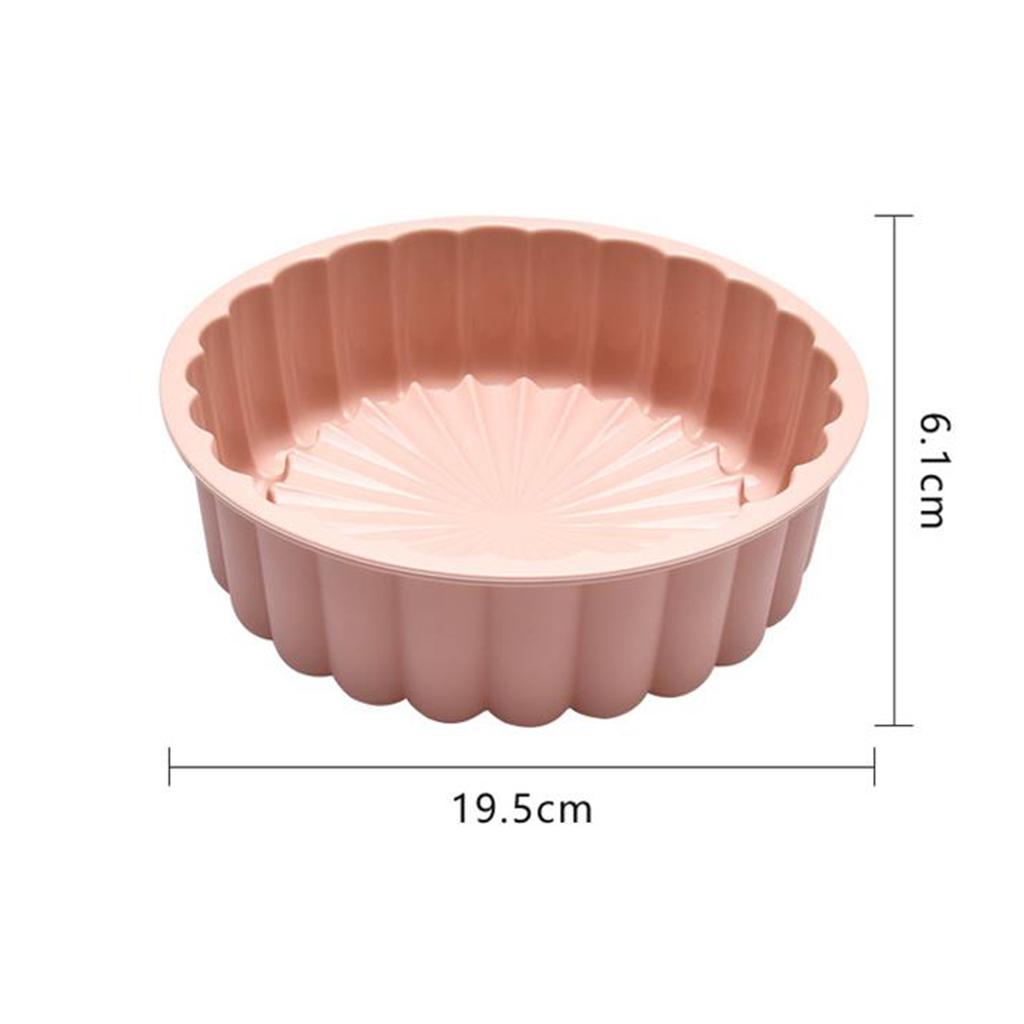 Silicone Round Cake Stencil Petal Shape Design Cake Flan Cake Tins For Baking
