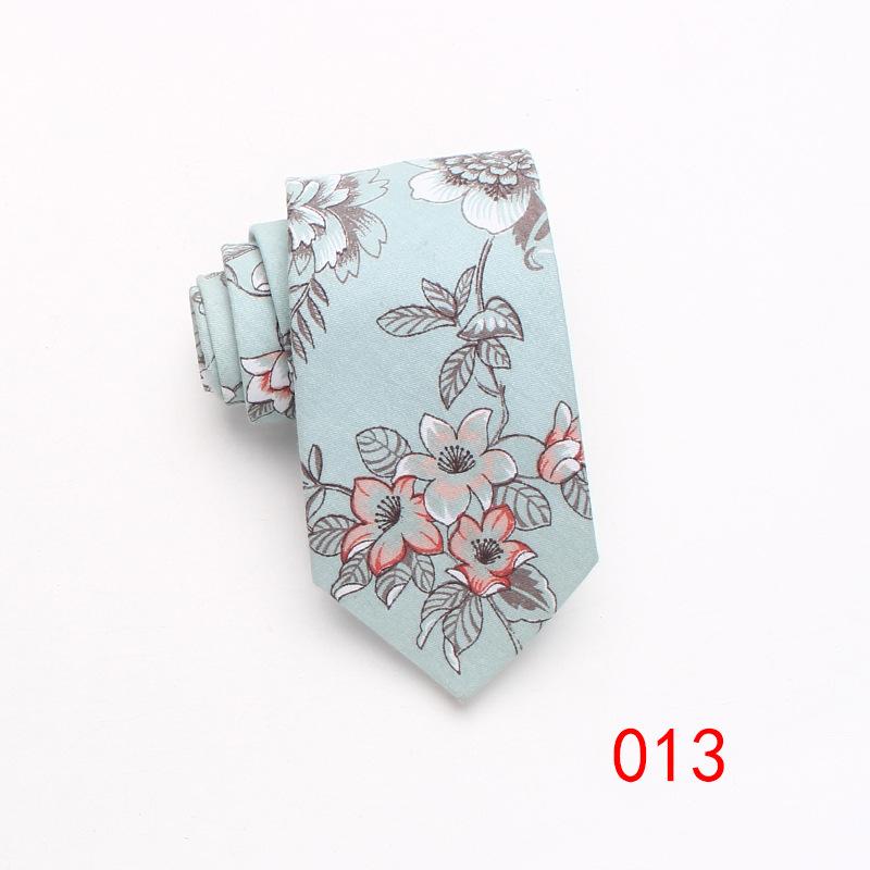 Jacquard Cotton Tie 7Cm Tie Men'S Business Dress, Work Casual Tie