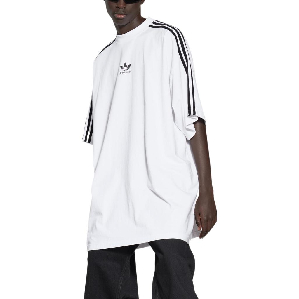 Balenciaga x Adidas Originals T Shirt Loose Fit Men's White 739101TNVA61156