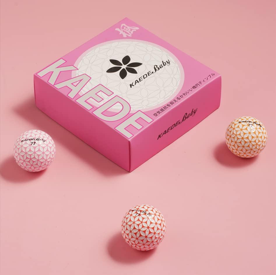 KAEDE Golf Ball Soft Feel 2-Piece Distance Type 1 Dozen (9 Balls)