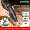 Compact Handheld Electric Grinder & Polisher for Jade Carving and Multifunctional Household Use
