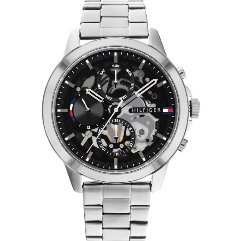Tommy Hilfiger,Silver,Men s Quartz Watch,1710477 серебряный