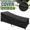 Venkovní zahradní kryt na lehátko Kryt na lehátko na opalování Patio Venkovní lehátko Polohovací ochranný kryt Nábytek Vodotěsný kryt