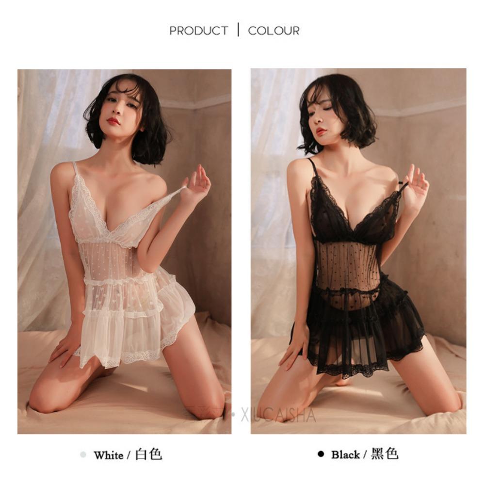 Bed Passion Clothes Women's Lingerie Large Size Pajamas Transparent Pure Desire Pajamas Qqny Suit Seductive Sexy