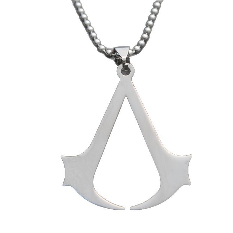 Assassin's Creed Punk Sweater Men's Sweater Chain Hip Hop Chain with Necklace Pendant