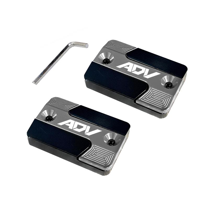 ADV Motorcycle Accessories CNC Aluminum Front Brake Reservoir Fluid Tank Oil Cup Cover For HONDA ADV350 ADV150 ADV160 350 adv