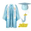 Kindergarten Graduation Cap With Tassel & Printed Gown. Perfect For Memorable Pos And Ceremonies