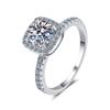 Women's Engagement Rings Best Promise Rings 925 Sterling Silver Wedding Bands 2Carat Moissanite Ring for Women