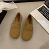 Fashion New Women's Soft Autumn Full Match Women's Shoe Slip Cover 2024 Autumn Dress Slip Cover Retro New Flat Bottom Shoes
