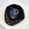 Vintage Leopard Print Visors Hats Air Permeable Casual Sun Protection Niche Style Peaked Hats All-Match Outdoor Use Fashion Street Style Ins Latest