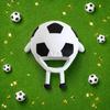 Soccer Headpiece Photo Prop Cartoon Football Novelty Costume Hat for Performance,