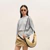 LESSLESSLESS 2026 Spring Round Neck Cotton Long Sleeve T-Shirt